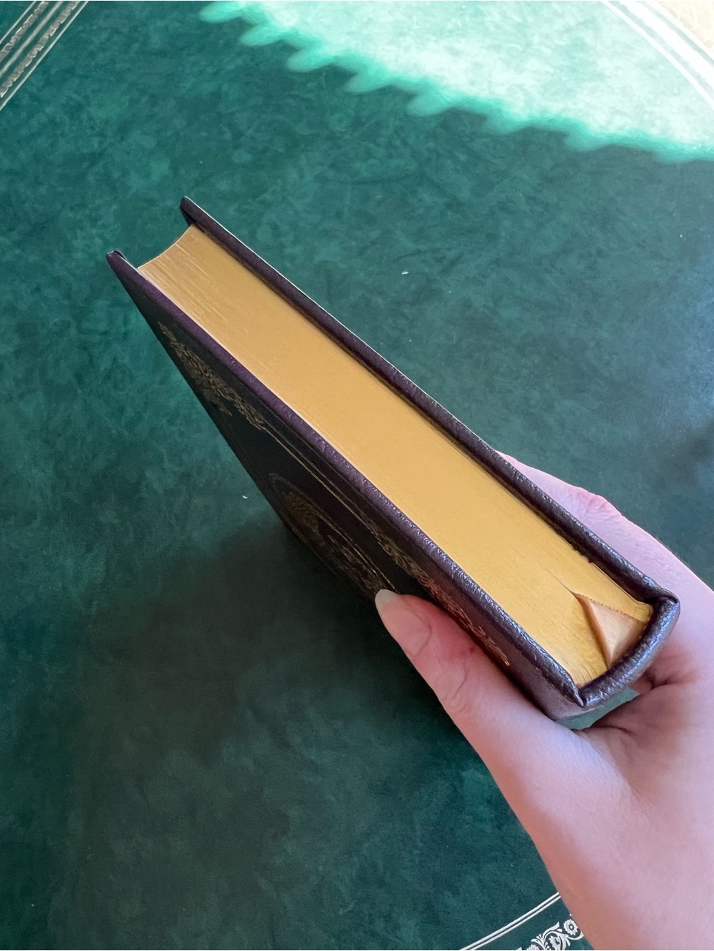 NWOT Hardcover Collectible Leather Book The Autobiography by Benjamin Franklin - Picture 4 of 6